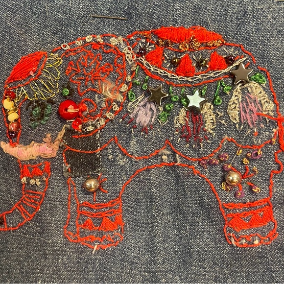 Embroidered Denim Jacket - Picture 5 of 14